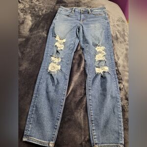 American Eagle Hi-rise Jeggings Junior 8 Short